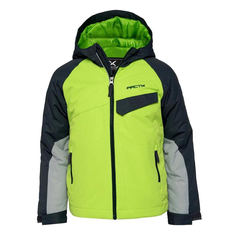 ARCTIX Kids' Kids Fast Lane Insulated Jacket Size M In Lime Green